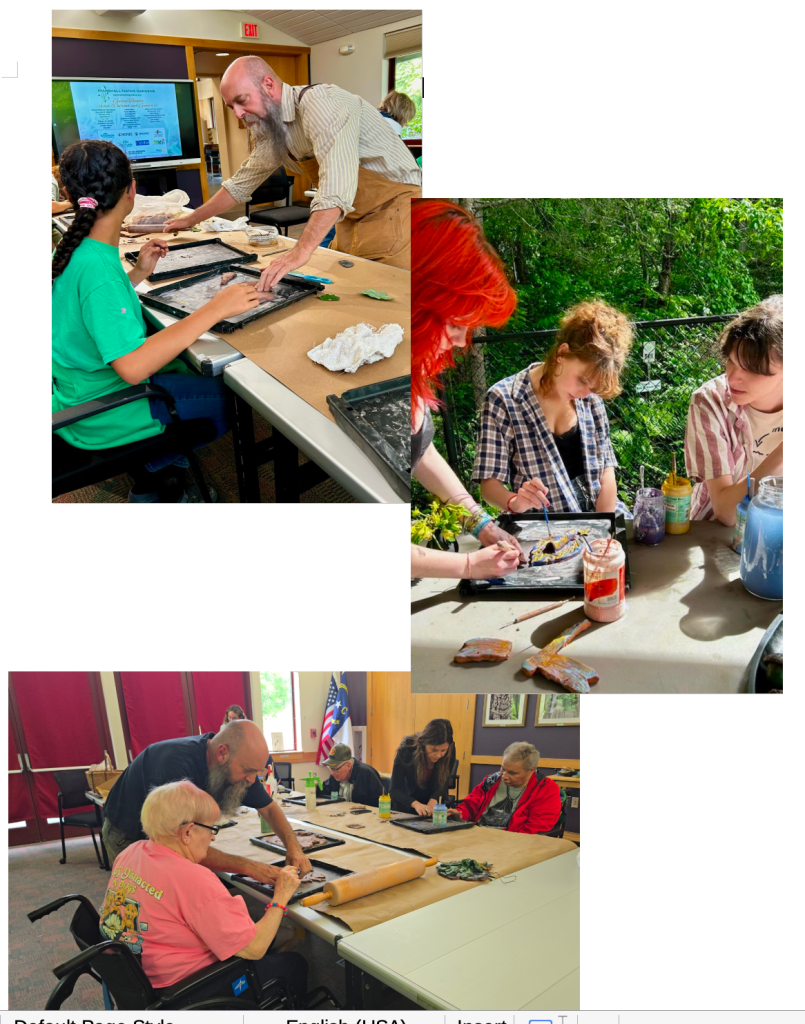 Rotary Funds Nature Clay Art Project at Marshall Native&nbsp;Gardens